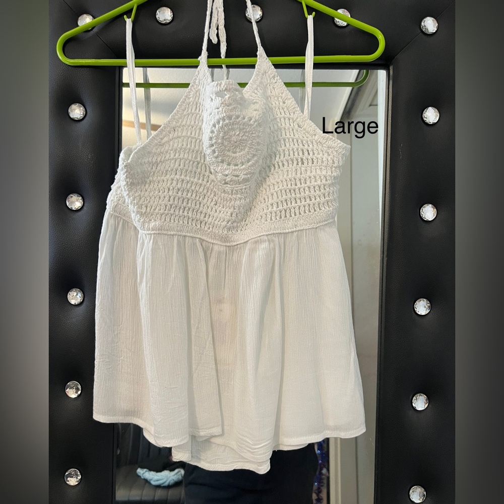 Crochet halter top